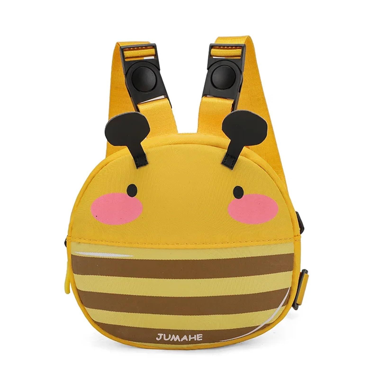 Print Puppy Self-Backpack with Strap Multifunctional Pet Treat Bag Dog Cat Mascot Accessory (Color : Bee, Size : Chest 25-41cm)