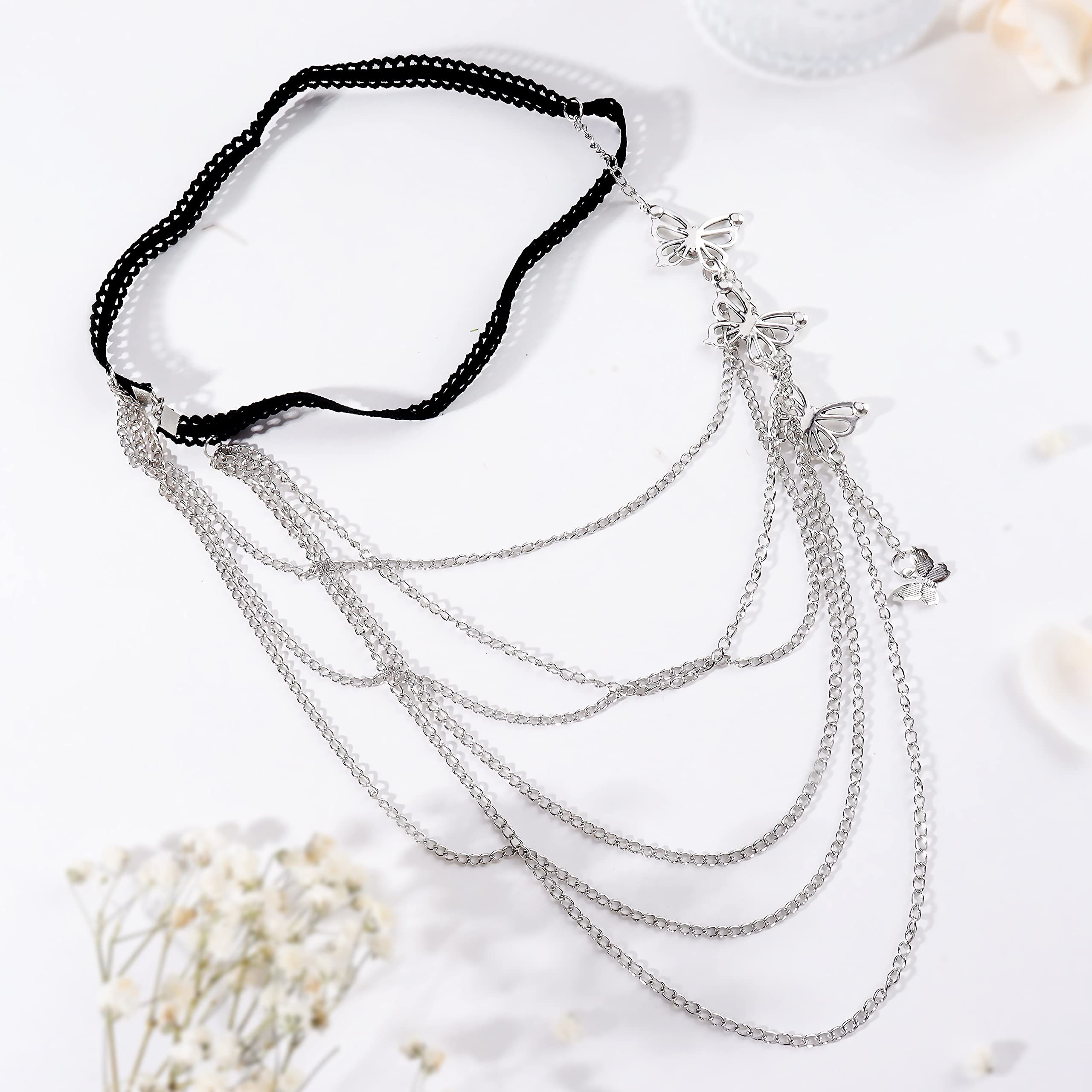 Body Chain Jewelry for Women Boho Thigh Chain Leg Chain Jewelry Rhinestone Thigh Harness Stretch Body Jewelry