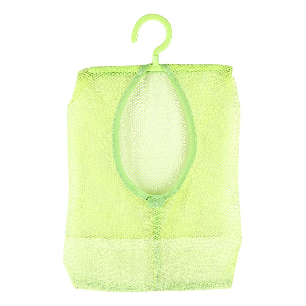 Clothespin Bag, Multi Purpose Hanging Mesh Storage Bag Clothespin Bag with Hanger for Socks Stockings Bra Underwear Bathroom