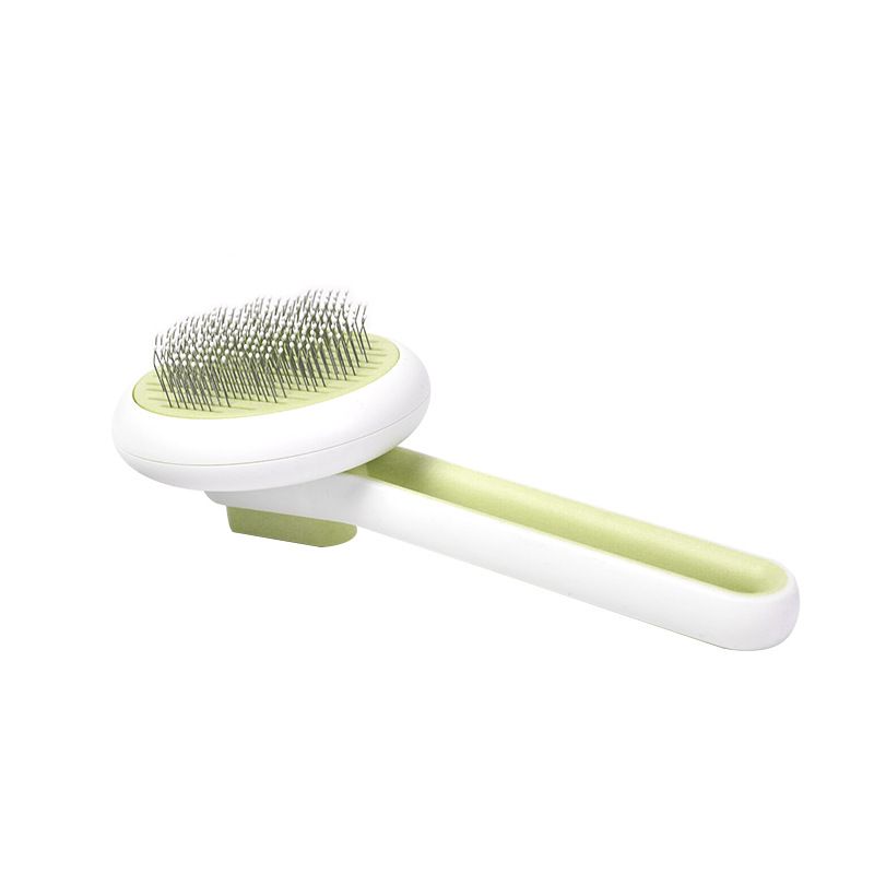 Cat Brush for Shedding and Grooming, Cat Brush with Release Button, Self Cleaning Brush for Short or Long Haired Cats/Dogs