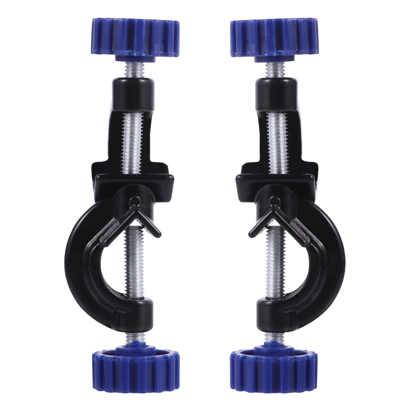 2pcs， Adjustable Bosshead Clamp Holder, Lab Heavy Duty Boss Head Clamp Holder Aluminum Alloy Body, up to 13mm Rods for Laboratory Use