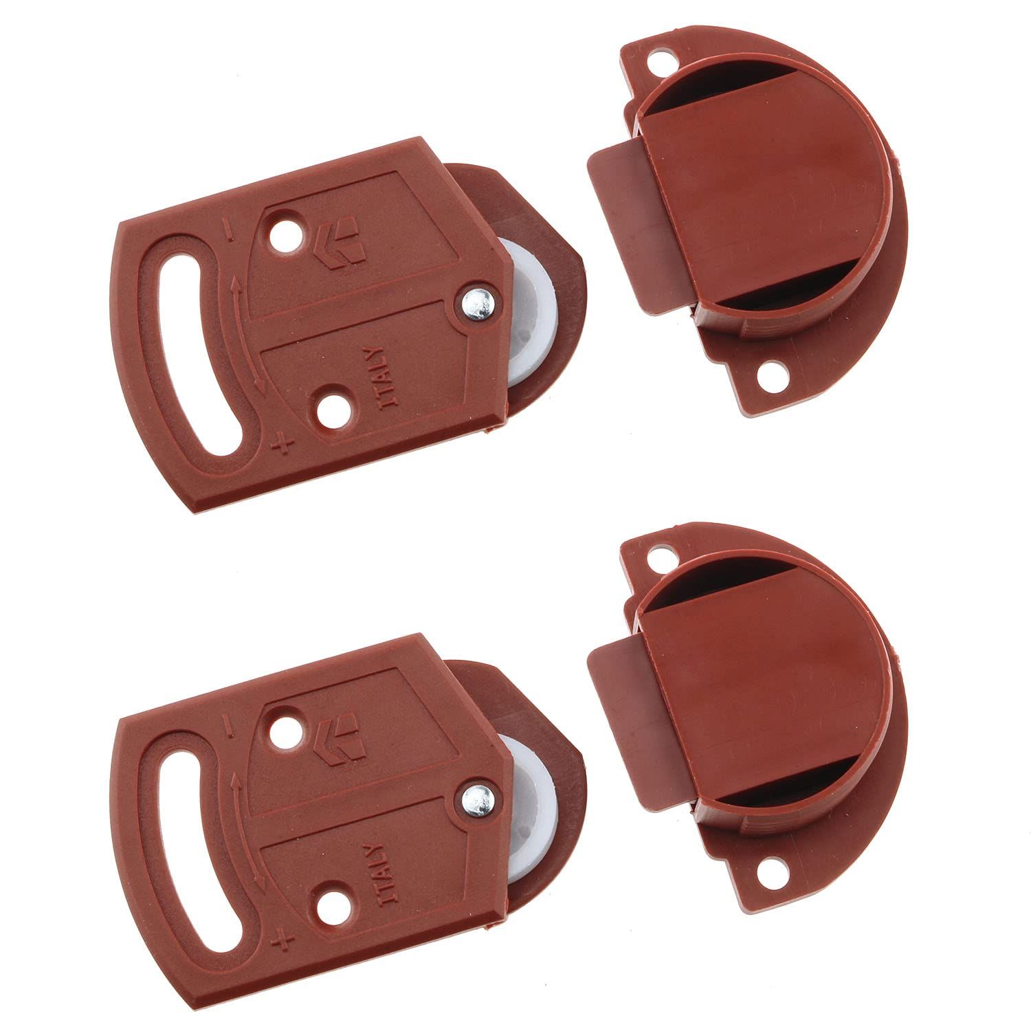 2Pairs Old-Fashioned Wardrobe Sliding Door Roller Gear Track Panel Internal Kit, Furniture Sliding Door Pulley Accessories
