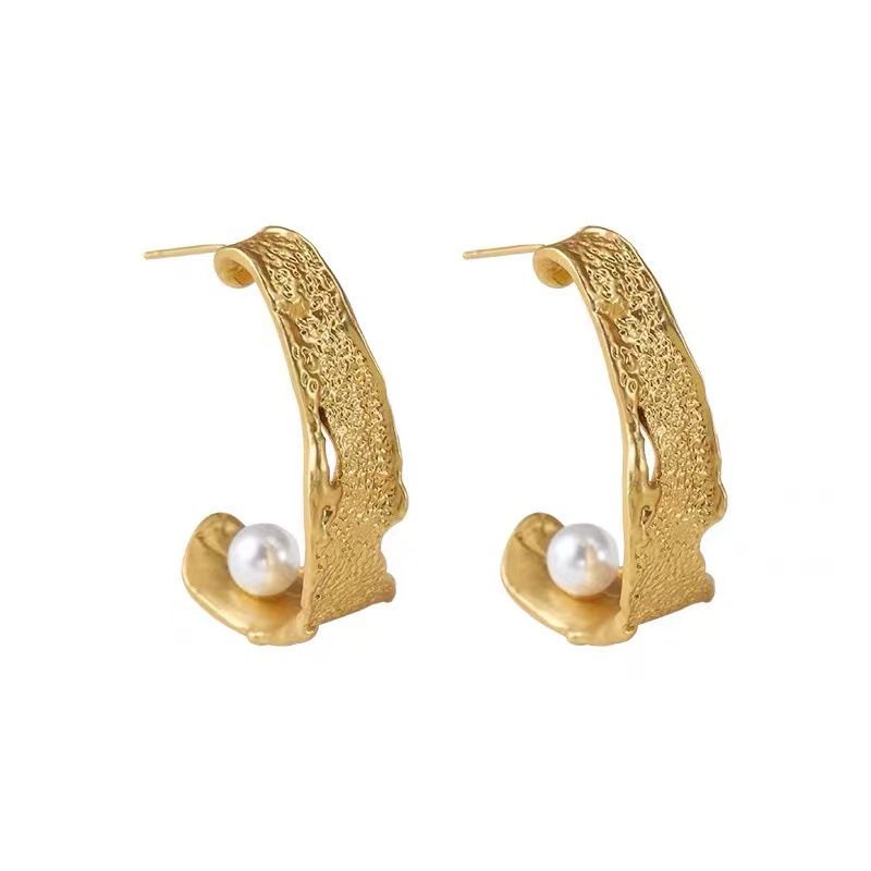 Plated Earrings for Women Girl-Hypoallergenic Trendy Thick/Thin Women golden Earrings, Earrings For Women Fashion