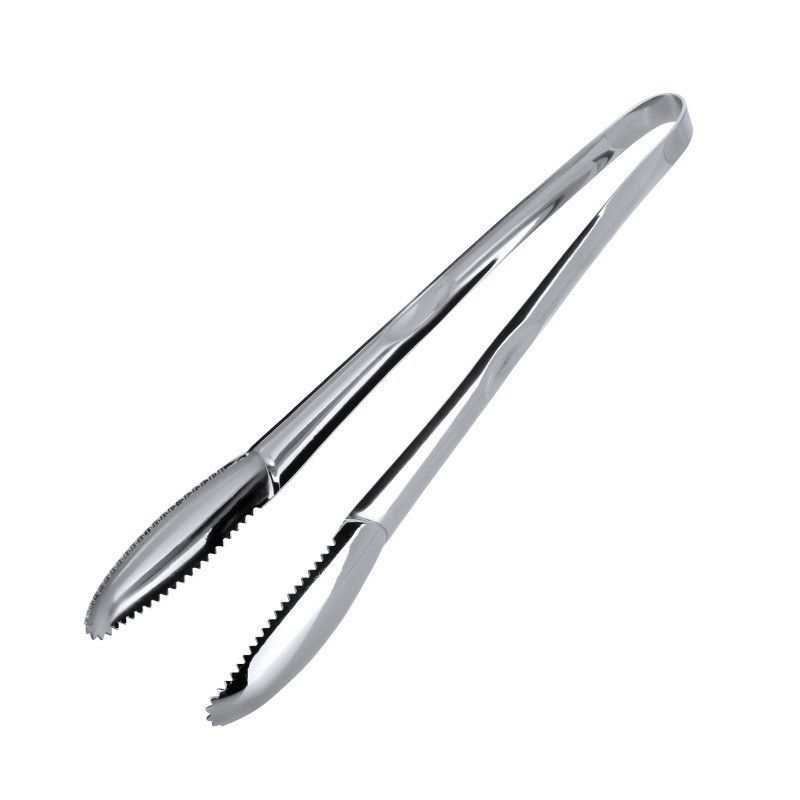 Stainless Steel Gold Salad Tongs, Non-slip & Easy Grip Smart Locking Clip Handy Utensil for Cooking, Serving, Barbecue（4pcs）