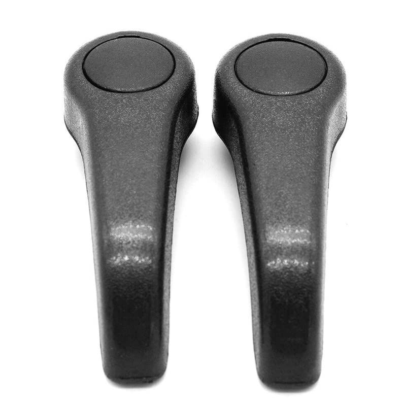 Black 1 Pair Seat Adjustment Lever Pull Handle Compatible for Renault Stable characteristics, high reliability.