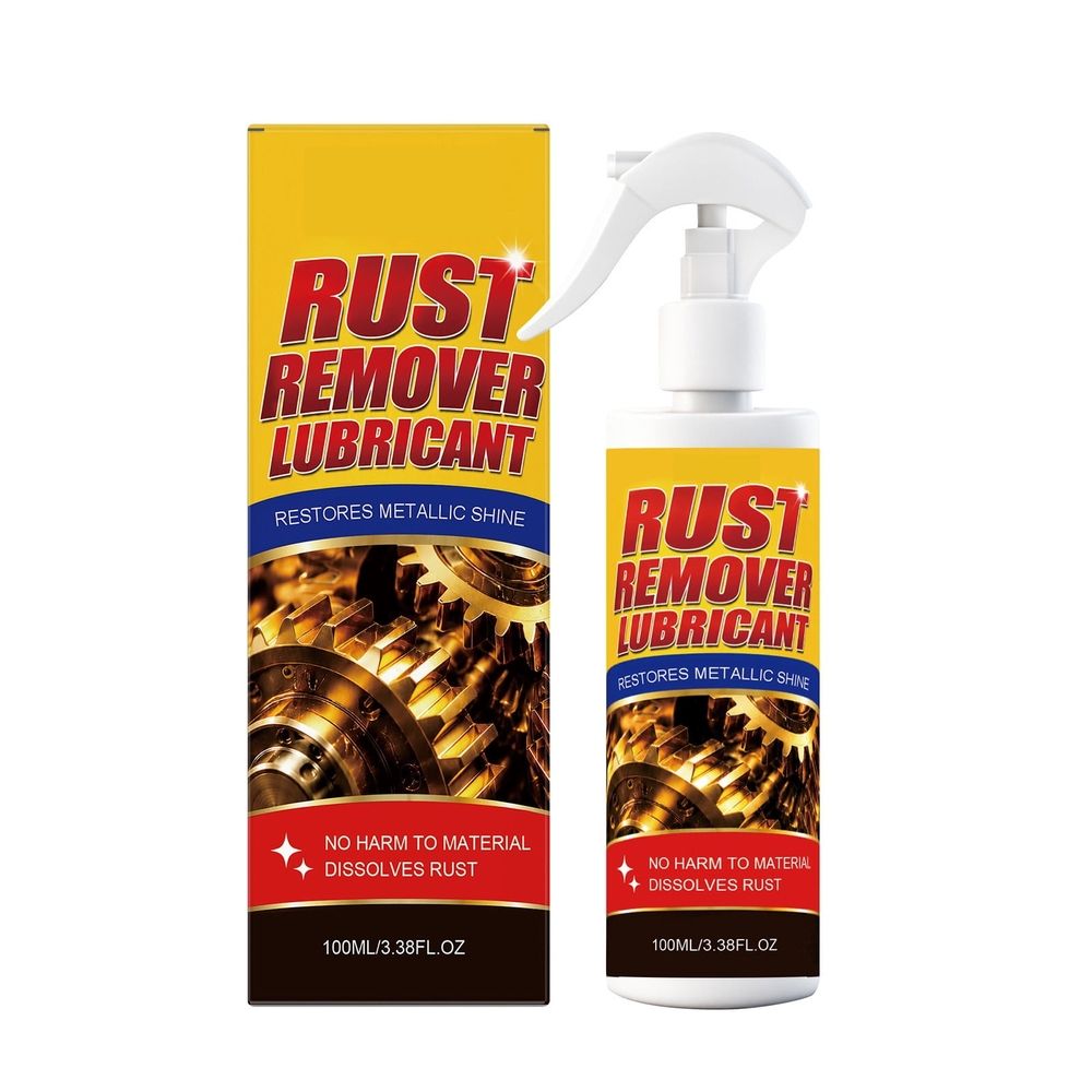 Rust Remover & Anti-Rust Lubricant Spray, Professional Heavy Duty Multi-Purpose Penetrating Oil & Corrosion Inhibitor for Car, Bike, Seized Bolts