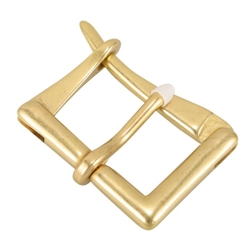 Adjustable Brass Belt Buckle with Pin Fastener, Replacement for and Fabric Belts