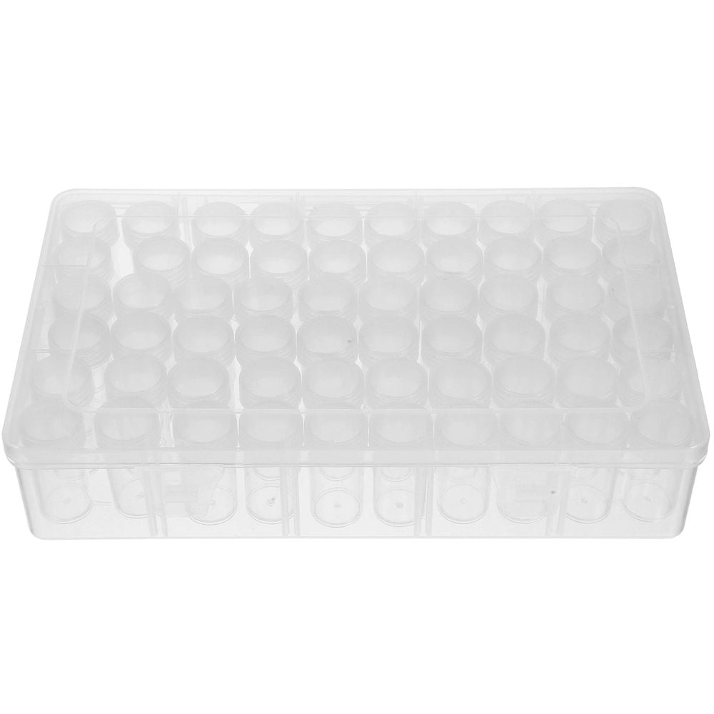 Clear Plastic Storage Containers Set for Small Item Organization, Stackable Organizer Boxes, 11.4 x 6.3 x 2.2 Inches