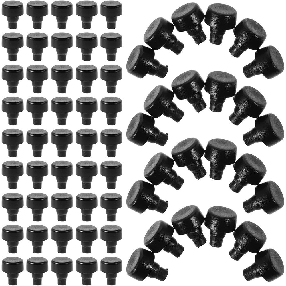 200pcs Replacement Slow Cooker Feet Black Plastic Appliance Legs - Non-Slip Cooker Feet