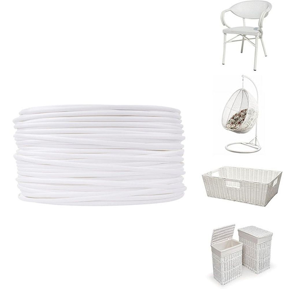 Wicker Repair Material Flat Synthetic Rattan Weaving Plastic for Knit Chair Table,Storage Basket