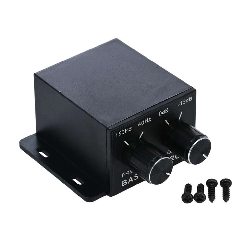 Auto Power Amplifier Practical Output Interface Adjustable Bass Subwoofer Universally Crossovers Controller