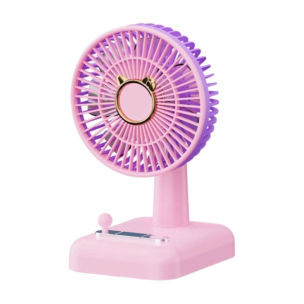 USB Rechargeable Mini Fan, Compact Desktop Size, Portable and Versatile, Quiet Operation for Office and Dorm Use, Ideal for Professionals and Home Offices