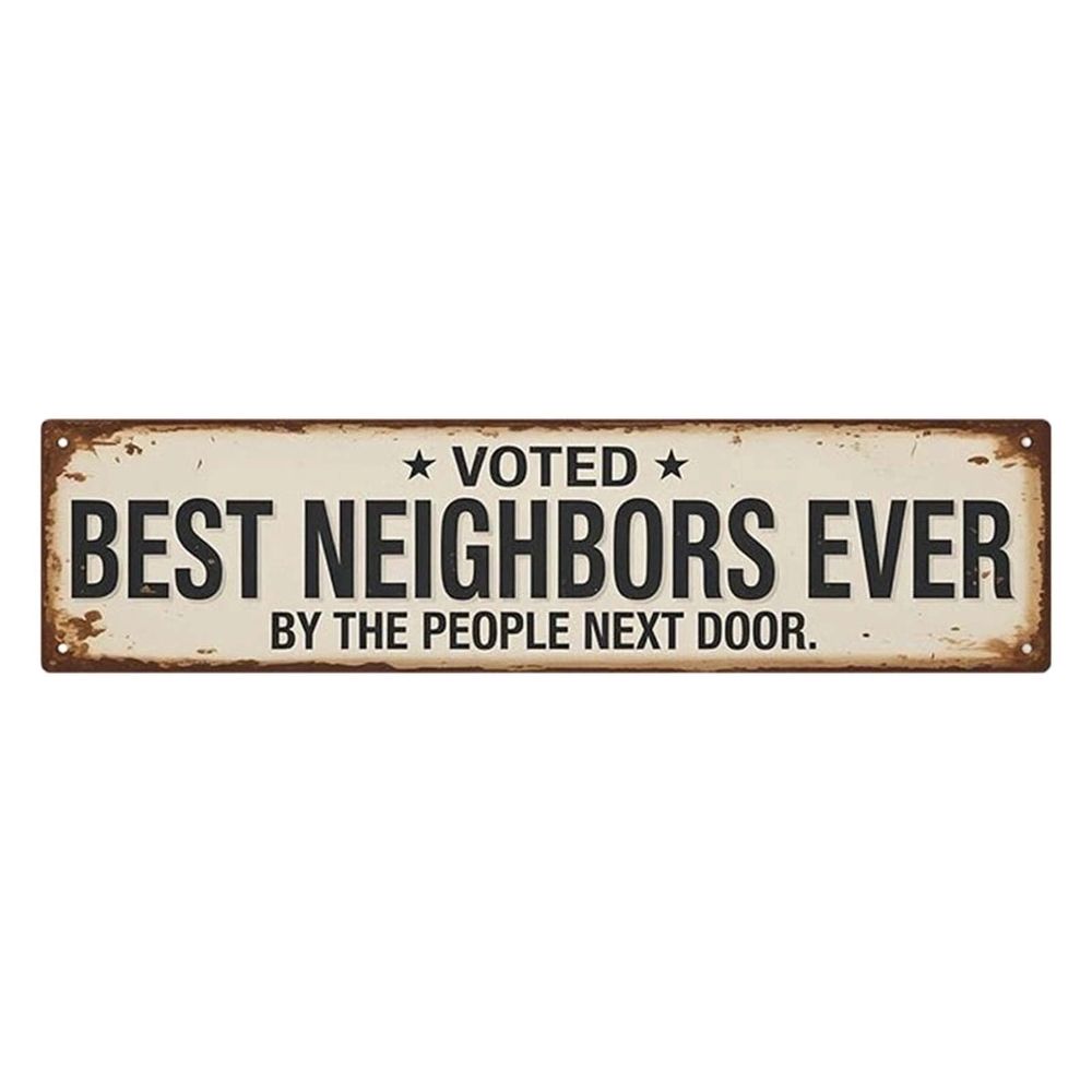 Garden Sign, Vintage Metal Wall Decor, Funny Outdoor Yard Decoration, Welcome Gift for Home, Porch, Front Yard, Party, Seasonal Use