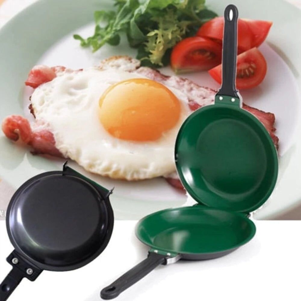 Cake Pan Folding Skillet, Pancake Skillet, Pancake Maker, Copper Omelet Pan, Omelette Maker Flip Pan, Omelet Pan Flip Pan