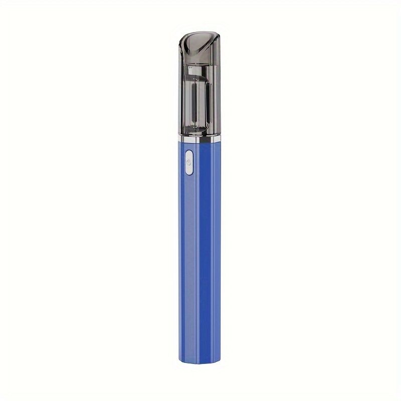 Mini Pen-Shaped Electric Nail Clipper, USB Rechargeable, 360掳 Rotating Grinding, One-Button Auto Trimming & Safety Protection for Nail Care Blue