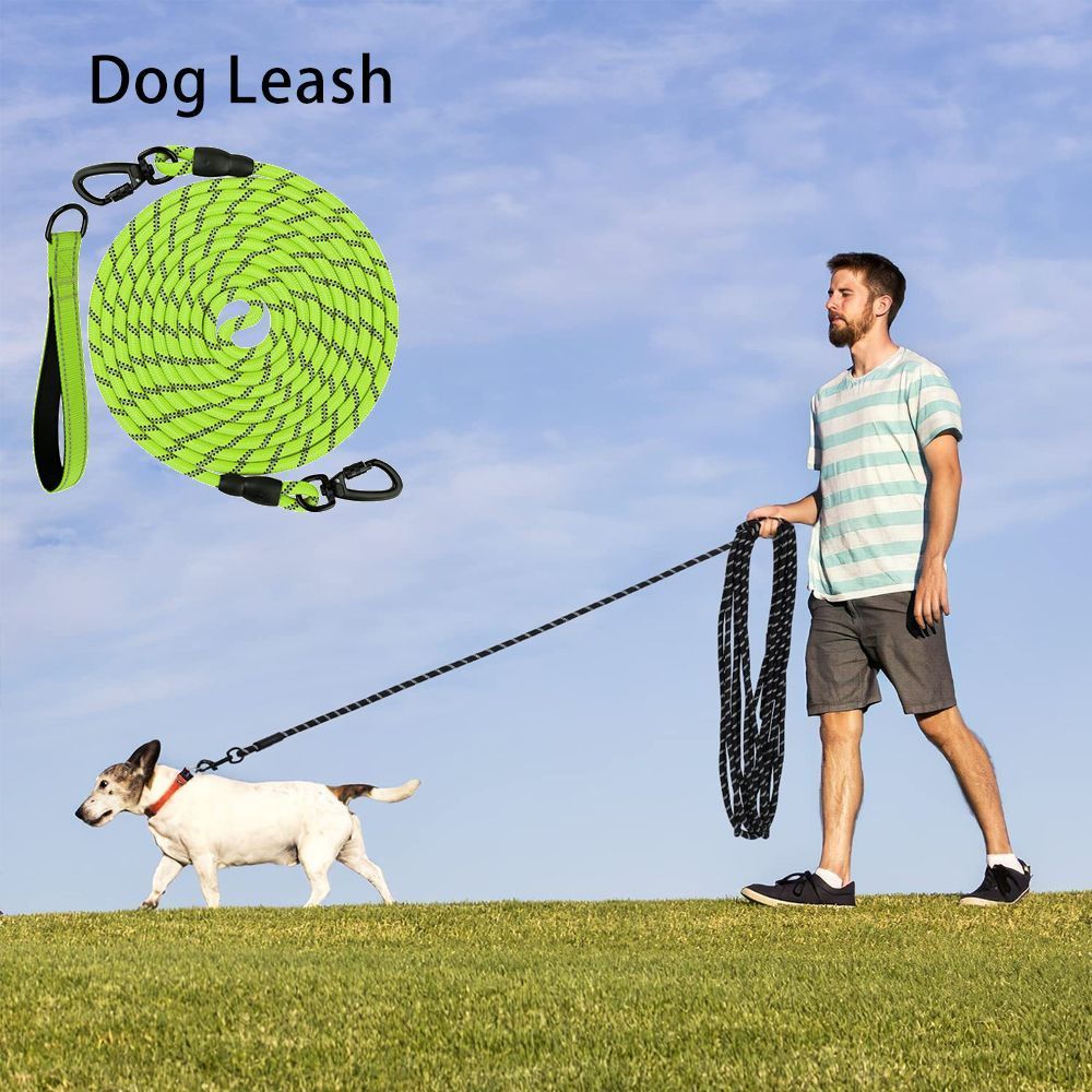 Dog Retractable Leash - Green, 1.0×2m