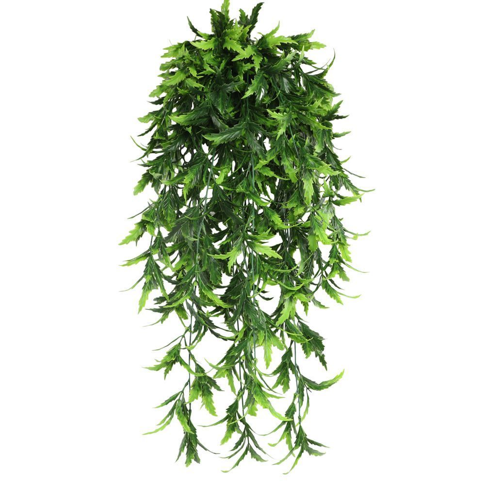 5-Fork Serrated Leaf Hanging Vine 2 pieces