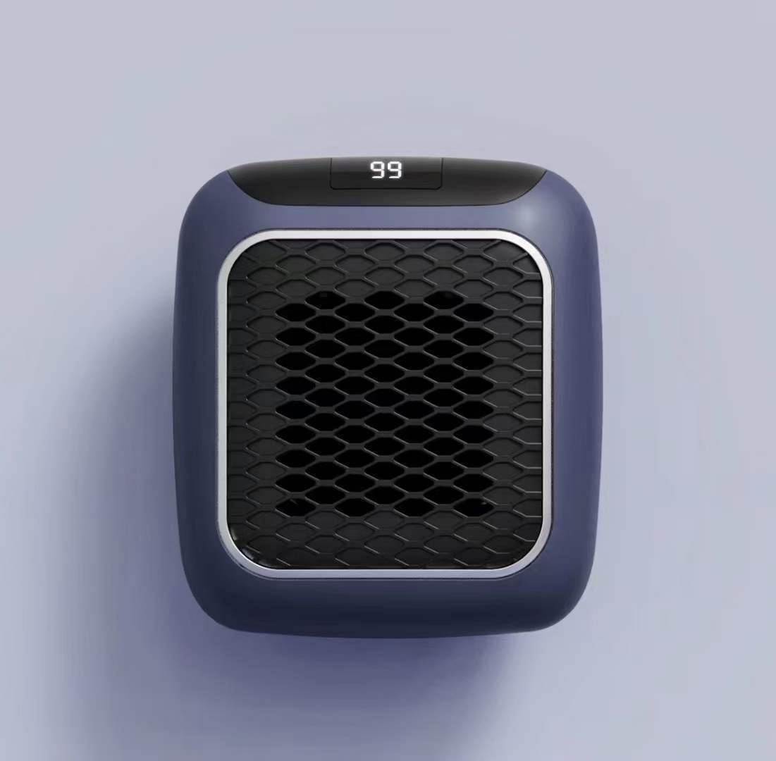 3-Second Heat Wall-Mounted Heater! Safe, Silent, Winter's "Little Sun"(BLUE)