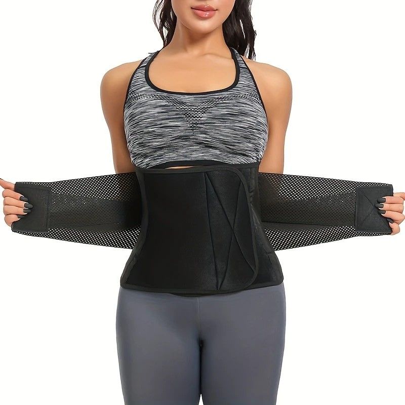 3.0mm Thickened Breathable Waist Trimmer | Sweat More for Intense Shaping, Waist Training & Back Support(black XL code)