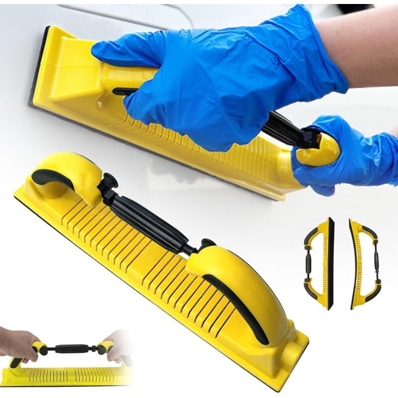 Hand Sander Body Shim Car Body Sander Tool of Sanding Perfect for the Polishing and the Grinding for Abrasive Belts, 70 X 400 mm, 400 mm