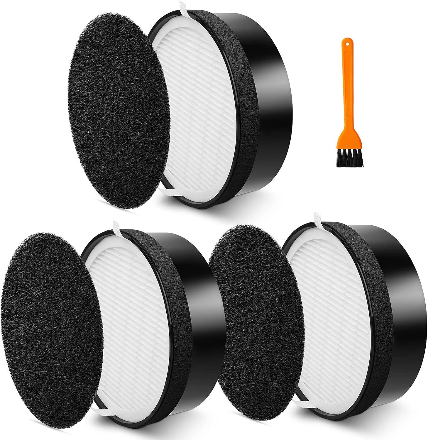 3 Pack LV-H132 Replacement ilter Compatible with LEVOIT LV-H132 Air Puriier ilter Replacement, H13 True HEPA ilter, Activated Carbon ilter, Pre ilters, Part # LV-H132-R