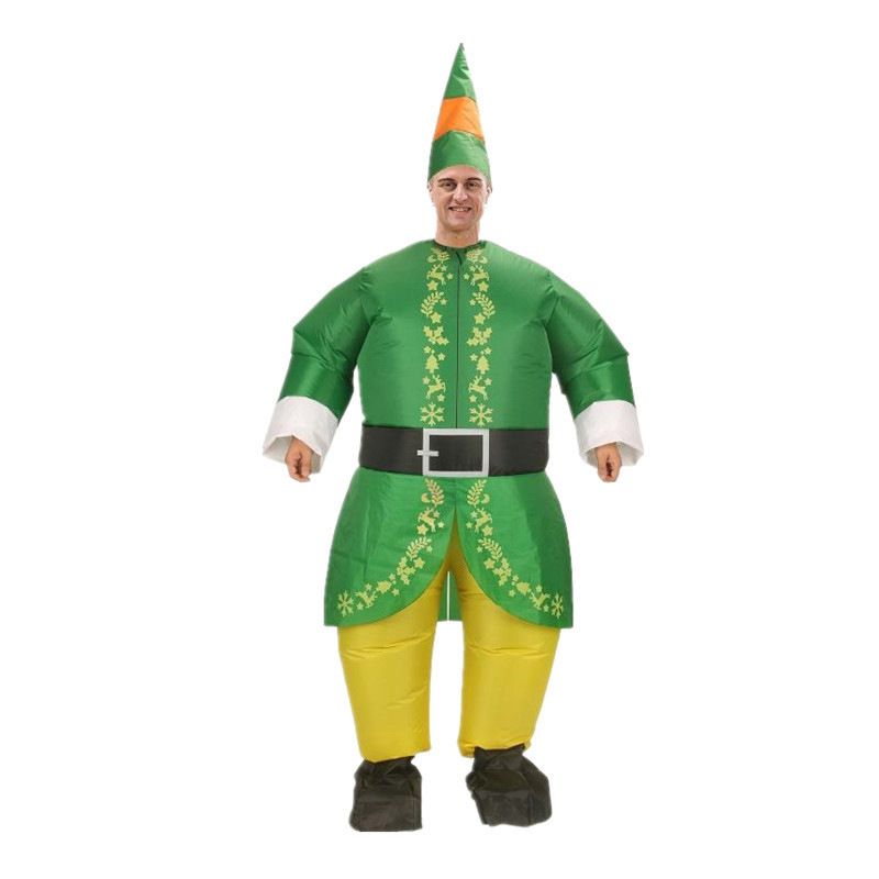 Christmas Gnome Cartoon Costumes Air Model Inflatable Costume Funny Dress Up Props Christmas Party Clothes Adult One Size