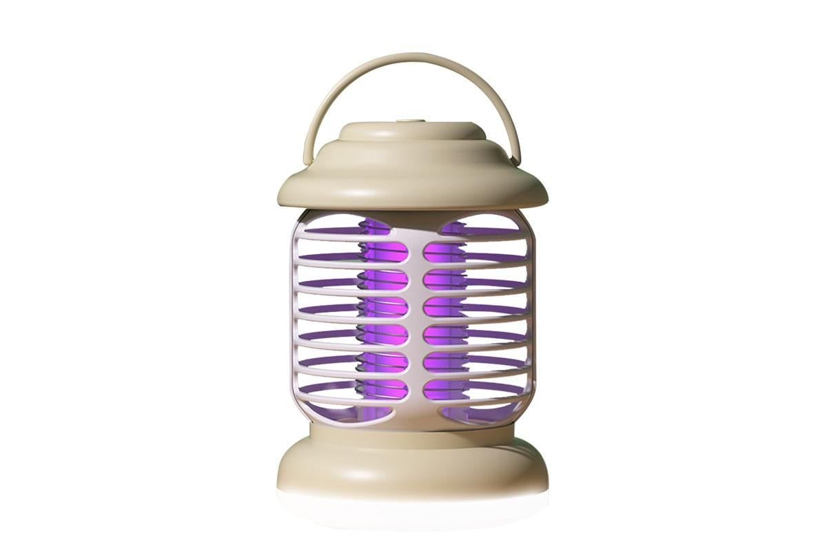 Portable Electric Mosquito Zapper Killer Lamp Trap for Indoor and Outdoor -khaki
