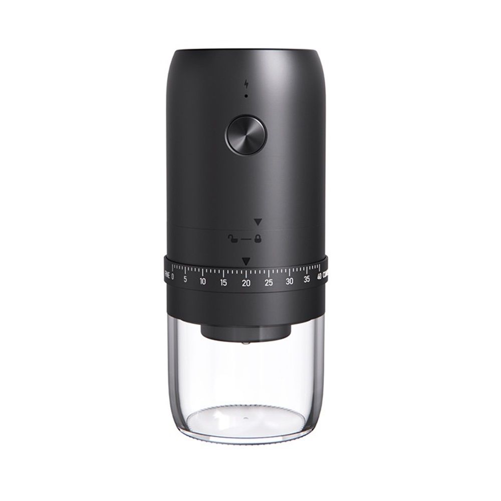 Portable Electric Coffee Bean Grinder with 40 Adjustable Settings, Small Espresso Grinder Rechargeable Coffee Grinder with Multiple Grinding Settings for Travel, Camping, Home & Office