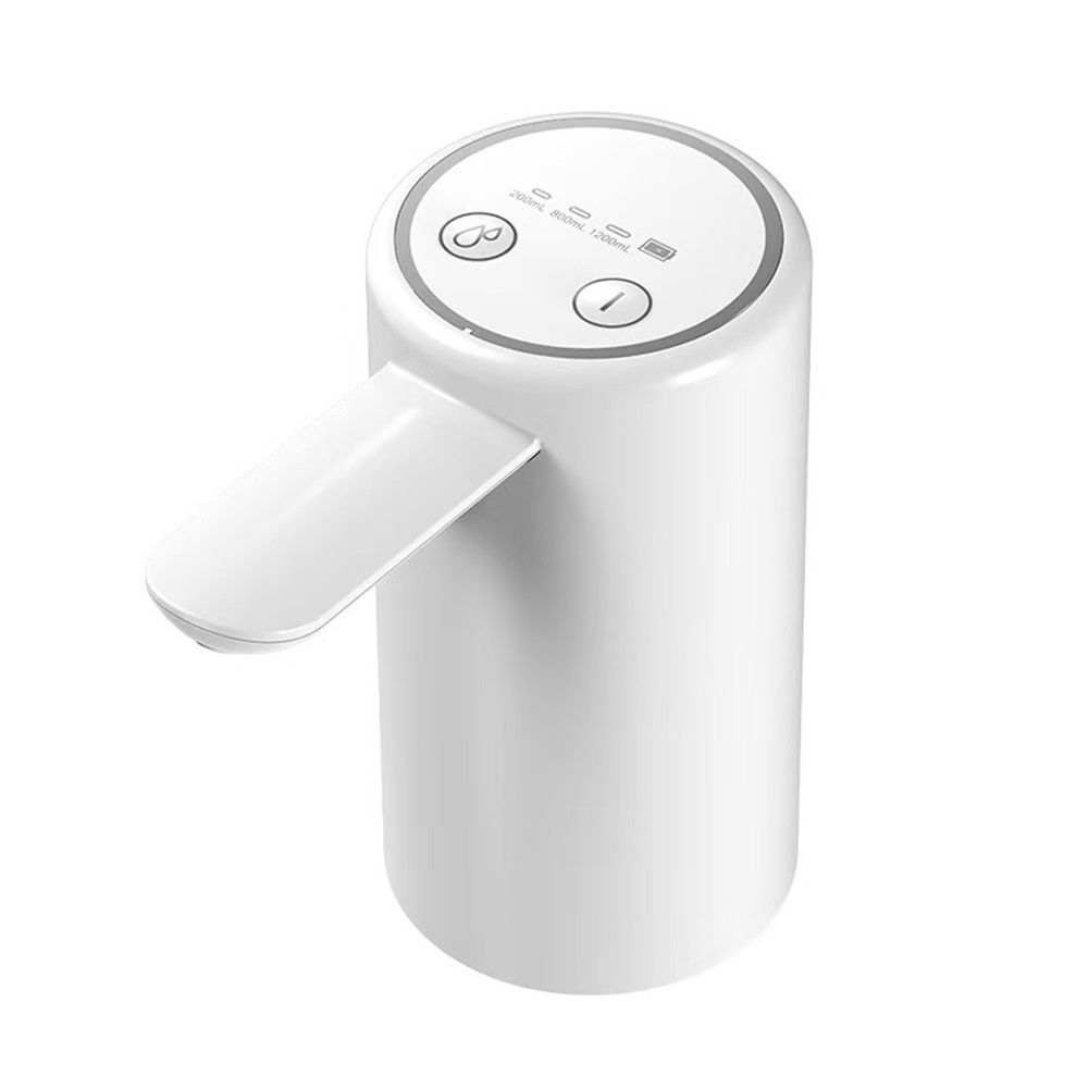 Electric Drinking Portable Water Dispenser, Universal USB Charging Water Bottle Pump for 2-4 Gallon (White)