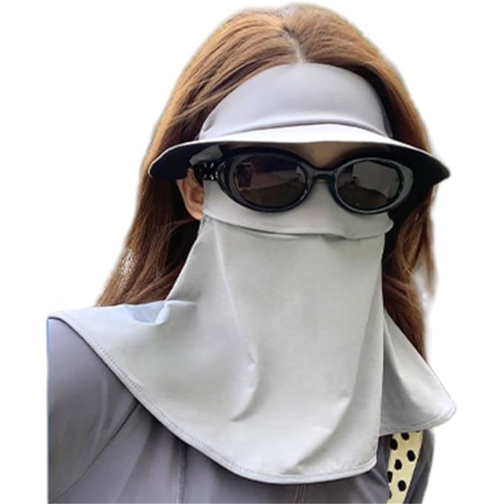 Breathable UV Face Cover UPF 50+ Women Summer Face Covering Eye Protection Sunscreen Mask Sports Face Cover
