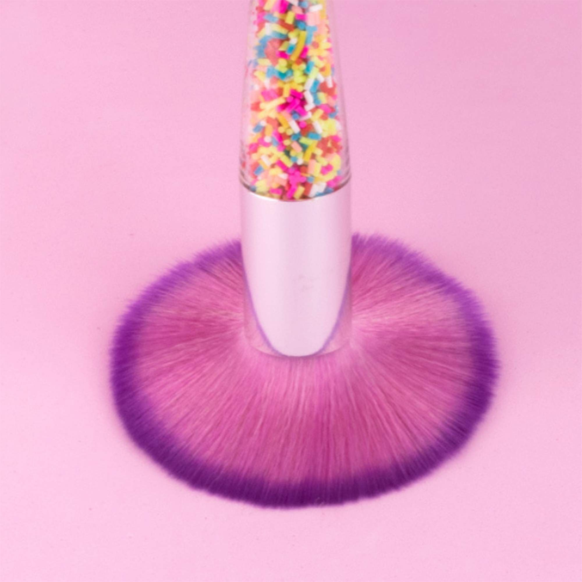 3 Pieces Nail Brushes Remove Dust Powder for Acrylic Nails Makeup Brushes Manicure Brush Clean Up Tools Nail Art Brush Set