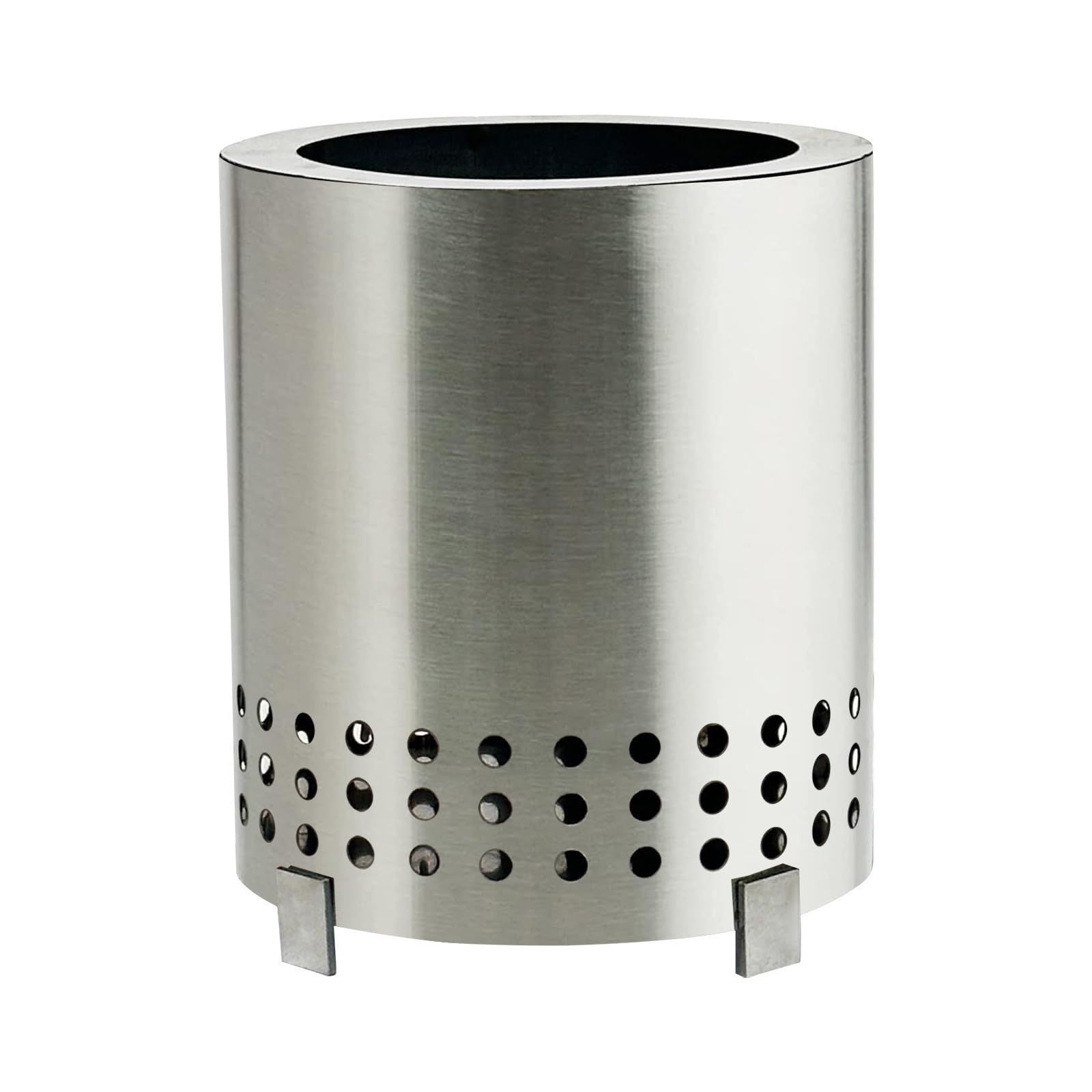 Stainless Steel Fire Pit Mini Bonfire Pit Iron Camping Stove Table Tabletop Smokeless Fire Pit Outdoor Firepit for Picnic