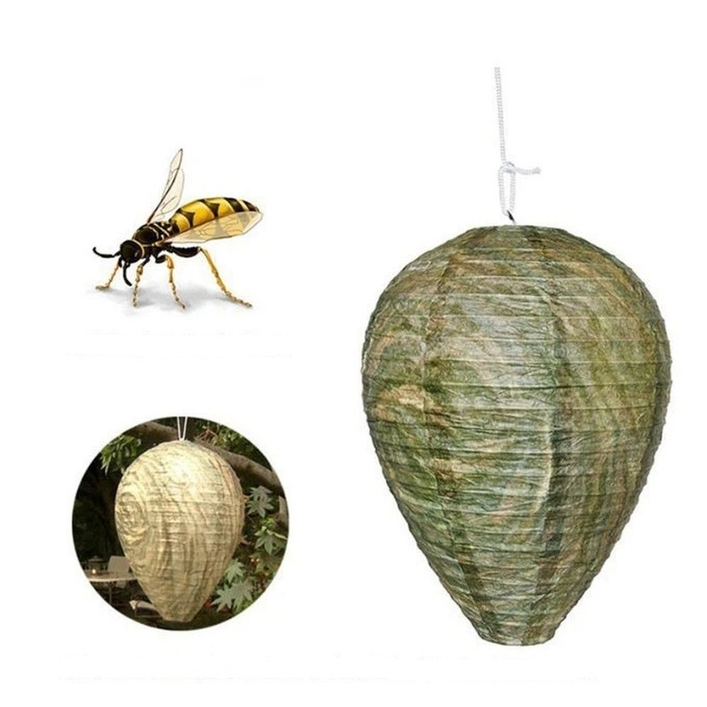 Fake Wasp Nest, Hanging Fake Wasp Nests for Hornets Natural Wasp Fake Hornets Nest for Home and Garden Outdoors