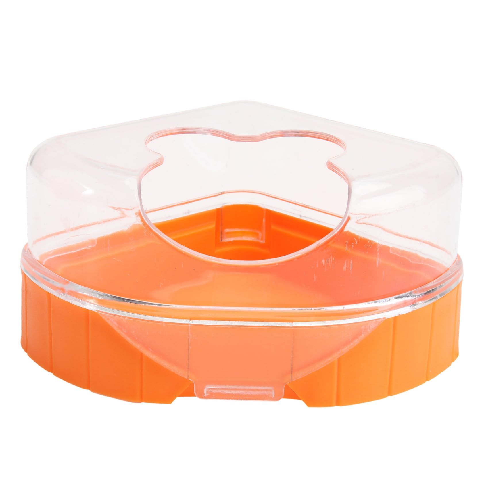 Corner Toilet for Hamster with Roof, Hamster Sand Bathroom with Scoop, Hamster Sandbox, Plastic Sand Bath Container