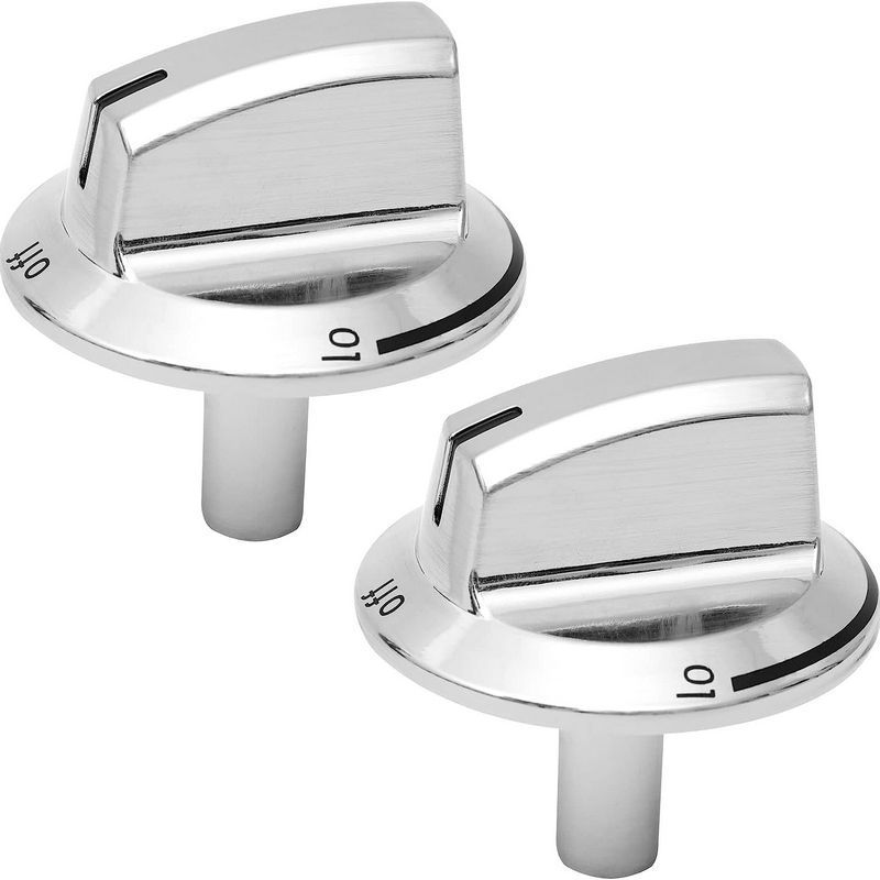 Upgraded Burner Stove Knob, Range Control Knob for Gas Cooktop, Replaces Replacement Part for 5304504839 (2Pack)