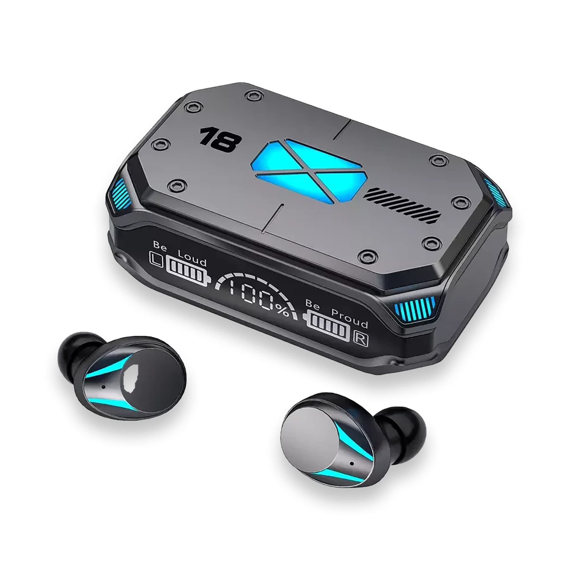 Bluetooth Ear Buds, True Wireless Earbuds 120Hrs Playback with 1200mAh Battery, IPX7 Waterproof Bluetooth Earphones