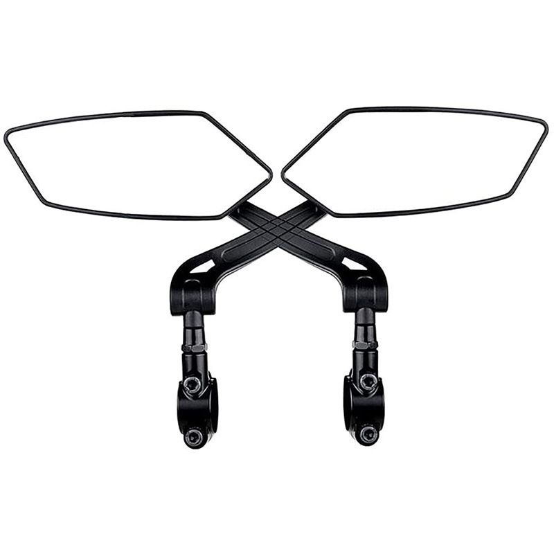 Mirror Seat Raised, Bicycle Rearview Mirror Rotated 360 Degrees, Motorcycle Rearview Mirror Modified with Large(1 Pair)