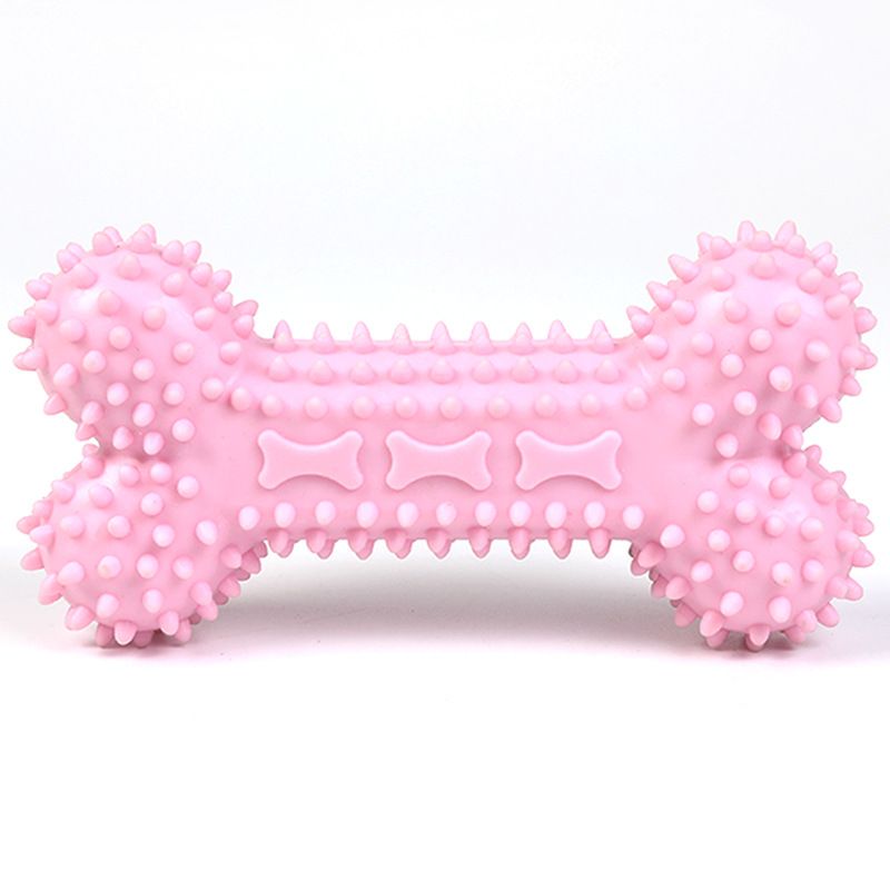 Rubber Bones for Dogs, Chew Dog Better Bones, Bite Force Dog Toy, Dog Toys for Puppies, Small-3 pcs