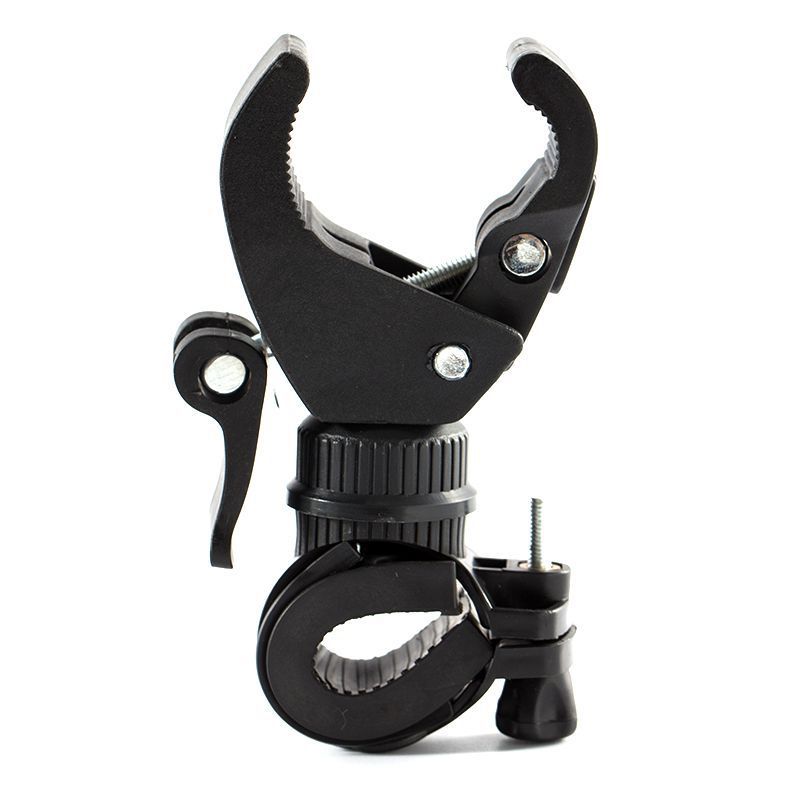 2 Pcs Bike Flashlight Mount Holder Universal Bicycle Flashlight HolderRotation Bike Flashlight Clip Adjustable Clamp Headlight