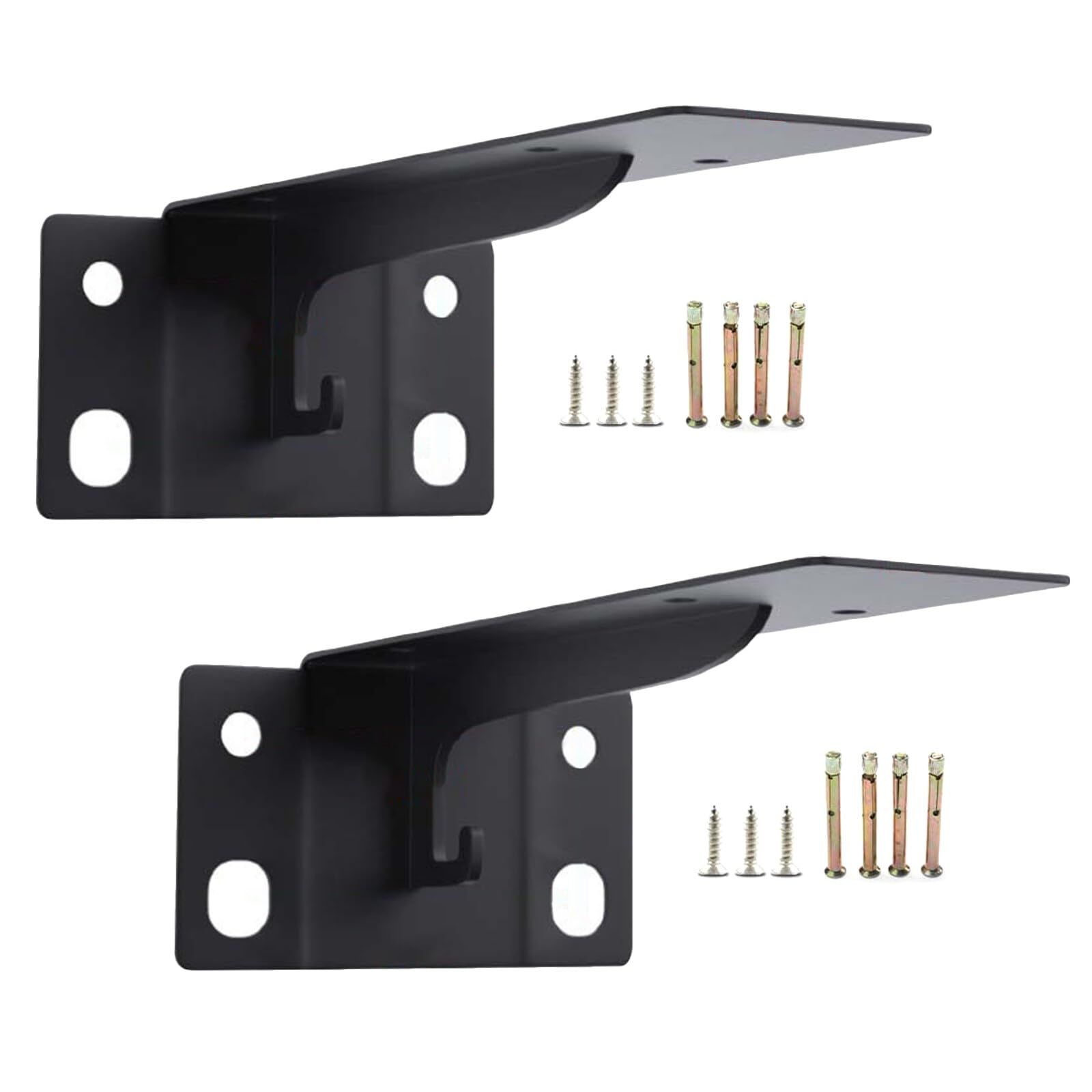 2PCS Heavy Duty Hidden Shelf Brackets,Wall Brackets for Shelves, Ideal Shelving Accessory for Living Rooms, Bathrooms and Kitchen