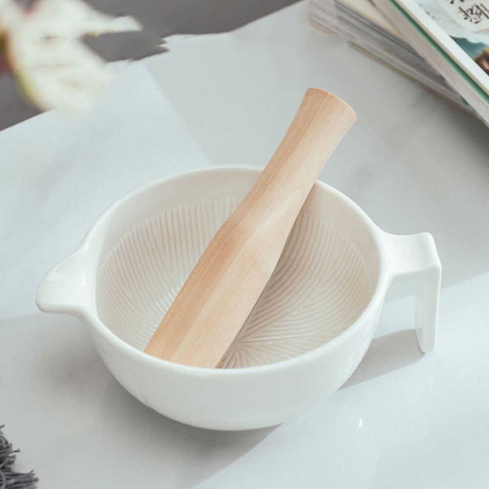 Grinding Bowl Tool SetFood Grinder Bowl White 1 Set for Families