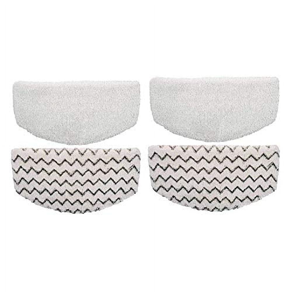 Steam Mop Pads 4 pcs for Steam Mop 1940 1440 1544 1806 2075 Series, Model 19402 19404 19408 19409 1940a 1940f 1940q 1940t 1940w B0006 B0017