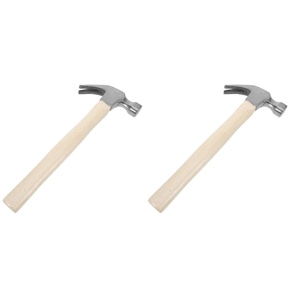 2-Pack Hammer Set, Framing and Nailing Hammer for Carpentry, Steel Construction, Comfortable Grip