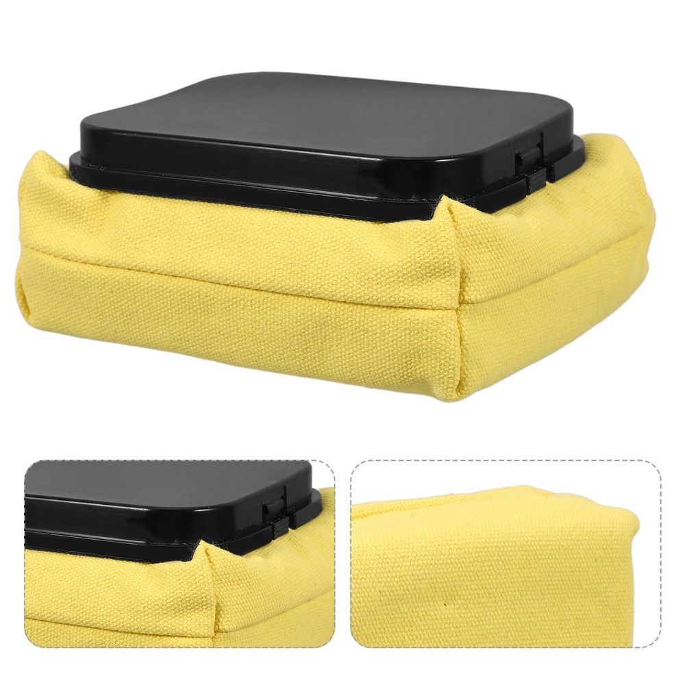 Barbeque Grill Cleaner 1Set Yellow Fabric Compact Design For Home Users Outdoor Use