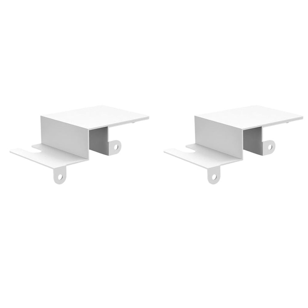 2X Adjustable Child Safety Door Top Lock Metal Child Proof Door Top Lock for Interior & Exterior & French Door White