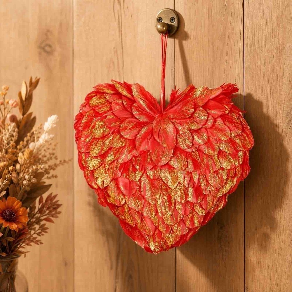 Halloween Foam Hanging Ornament, 25 x 25 cm with Spooky Seasonal Accents, Reusable Decoration for Front Doors, Walls, Windows, Mantels and Porches, Ready-to-Display Reusable Ornament, Orange