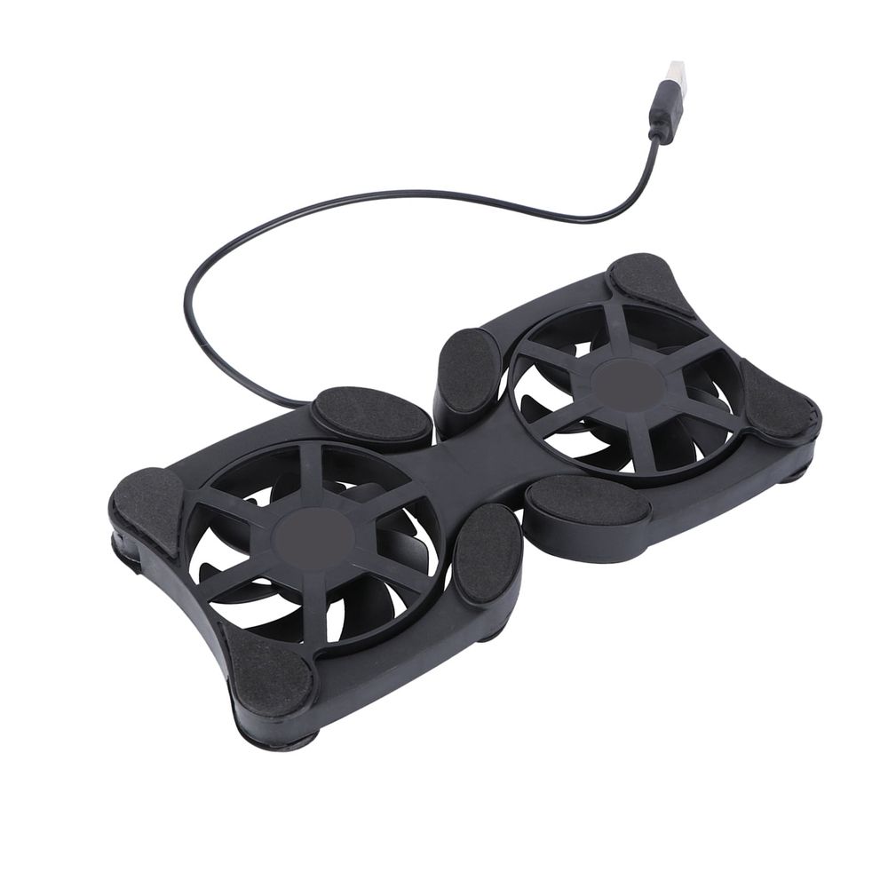 Laptop Cooling Fan with Anti- Pads, Energy Efficient Cooler for Office Use and Travel, Black Design