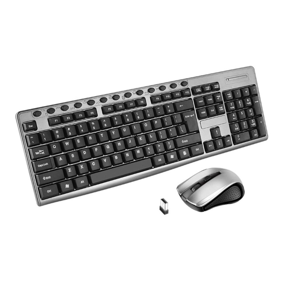 Wireless Keyboard and Mouse Set Portable Plug Play Mechanical Keyboard Mouse for Computer Laptop PC Keyboard Mouse Set