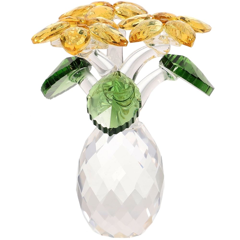 Sunflower Crystal Ornaments for Home and Office Decoration, Elegant Showcase Piece