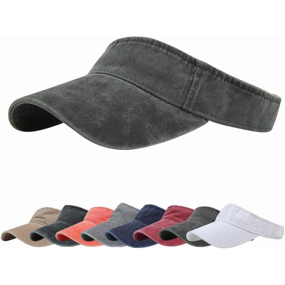 Outdoor Sports Vintage Sun Visor Hat Caps for Golf Baseball Tennis - Women and Men